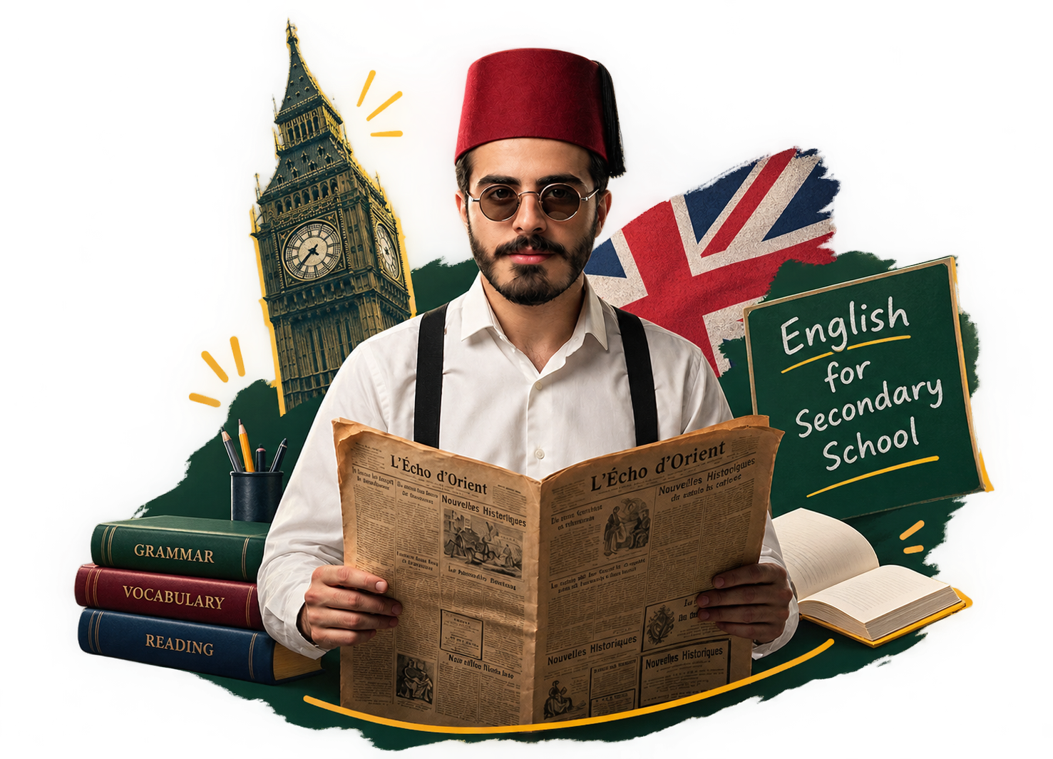 الأستاذ مصطفى محمد - English for Secondary School